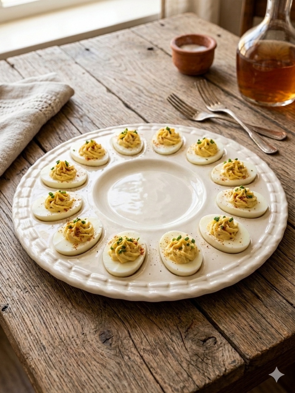 Hallmark Deviled Egg Plate Ceramic